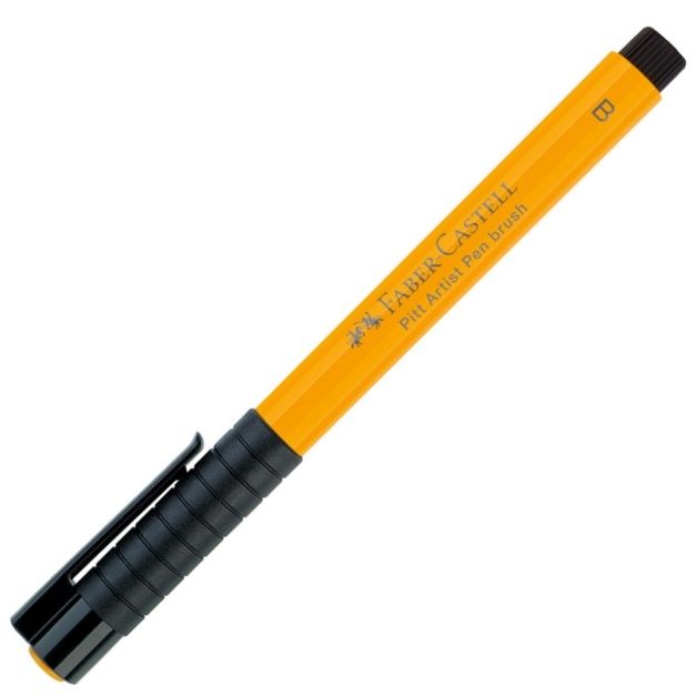 FABER CASTELL: PITT Artist Brush Pen (Dark Chrome Yellow 109