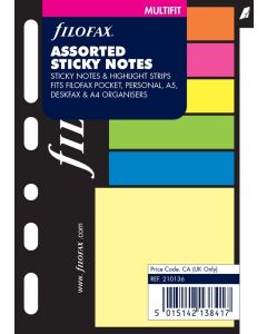 Filofax 210136 Pocket Haftnotizen farbig sortiert