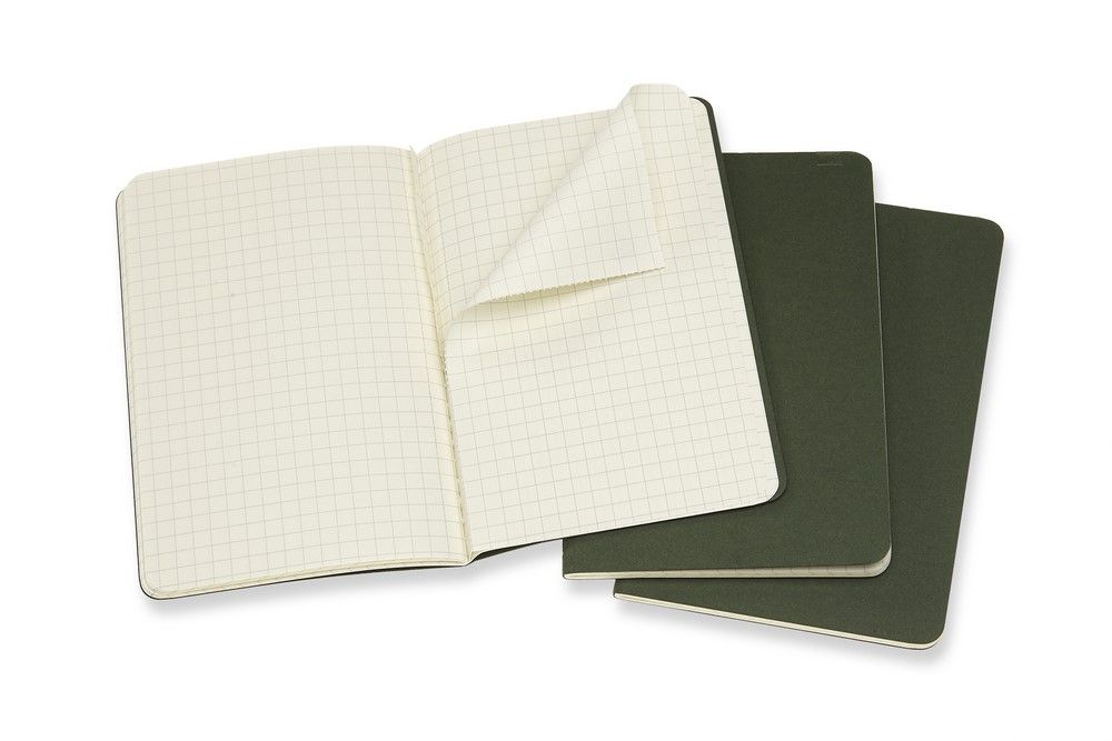 Moleskine Notizheft Cahier Pocket Softcover 3er Set