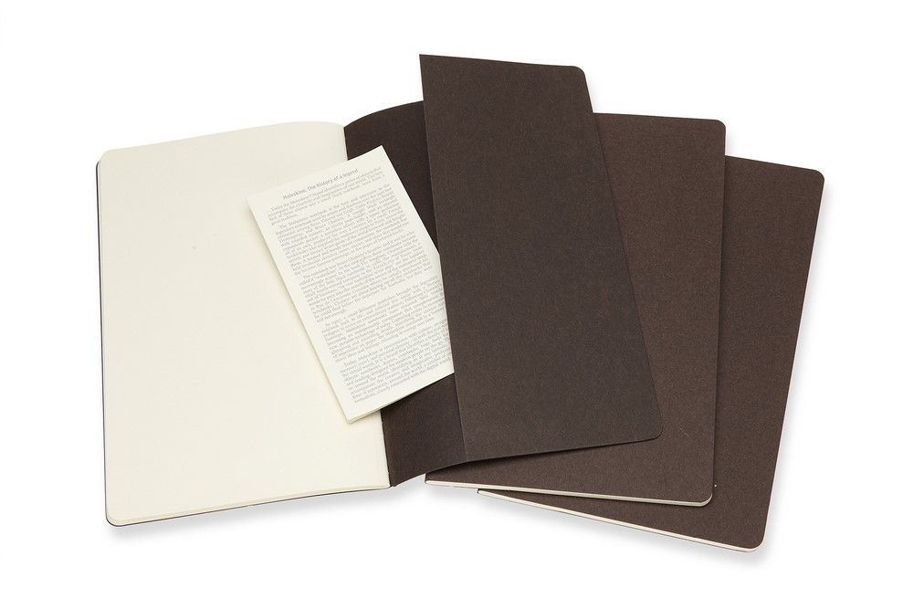 Moleskine Notizheft Cahier Large Softcover 3er Set