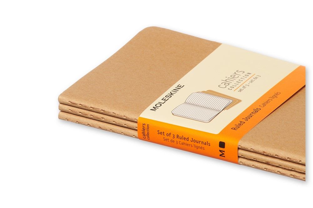 Moleskine Notizheft Cahier Pocket Softcover 3er Set