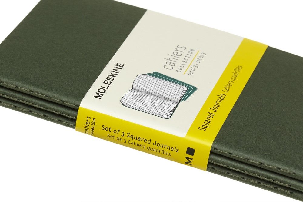 Moleskine Notizheft Cahier Pocket Softcover 3er Set