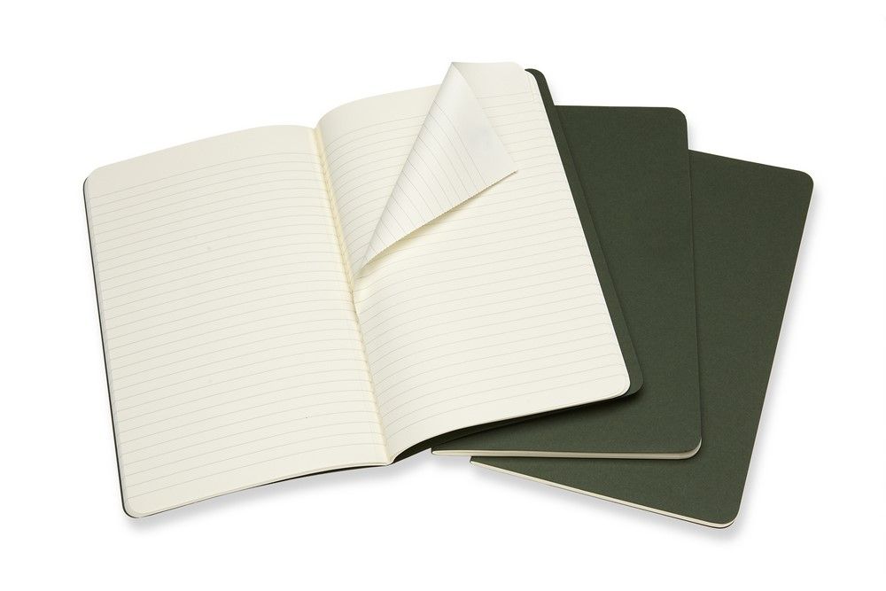 Moleskine Notizheft Cahier Large Softcover 3er Set