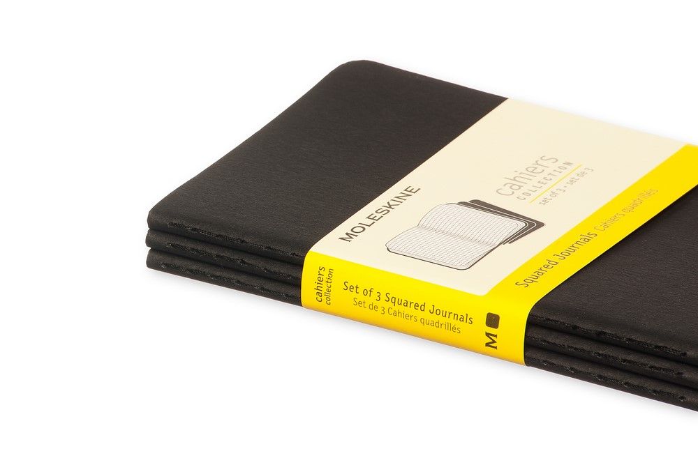 Moleskine Notizheft Cahier Pocket Softcover 3er Set