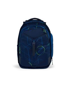 satch Schulrucksack match Blue Tech