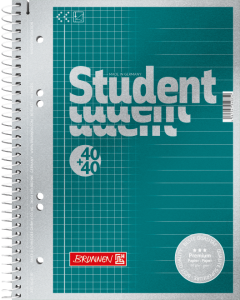 Brunnen Collegeblock Student A5 Duo 40+40 Blatt