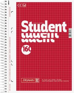 Brunnen Collegeblock Student A5 kariert 160 Blatt