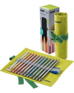 LAMY Buntstifte Plus in Stoffrolle gelb 12 Stk.