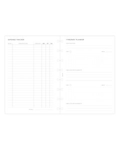 Filofax Reiseplaner Notebook A5 Minimal