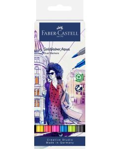 Faber-Castell Dual Marker Goldfaber Aqua Sortiert 6er Etui