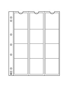 Leuchtturm Münzhüllen Numis 12 Fächer 44mm Ø, 5er Pack