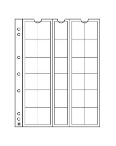 Leuchtturm Münzhüllen Numis 30 Fächer 25mm Ø, 5er Pack