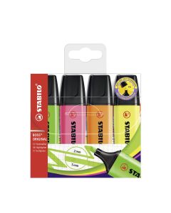 STABILO Textmarker BOSS ORIGINAL 4er-Set