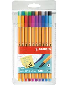 STABILO Fineliner Point 88 20er Etui