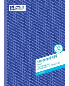 Avery Zweckform 426 Kassenbuch, DIN A4, weiß