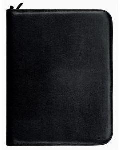 Filofax Metropol Schreibmappe A4 Folio Zip mit Ringmechanik Black