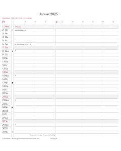 Time/system Compact Monatspläne 2025