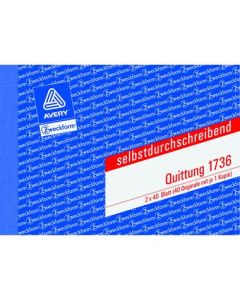 Avery Zweckform Quittung A6 SD 2x40Blatt 