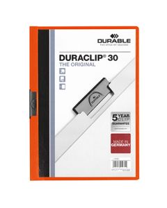 Durable Klemmmappe Duraclip 30 A4 orange