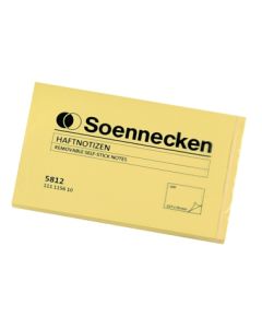 Soennecken Haftnotiz 5812 127x76mm 100Blatt gelb