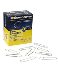 Soennecken Briefklammer 1352 32mm ver Pa=100St