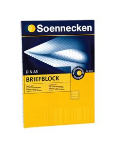 Soennecken Briefblock 2311 DIN 70g liniert 50Blatt weiß