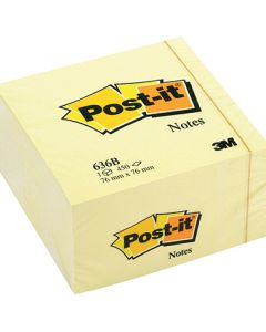 Post-it Haftnotiz Recycling Z- 636B 76x45x76mm gelb 450Bl.