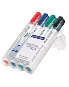 STAEDTLER Whiteboardmarker Lumocolor 351 B Keilspitze 4 St