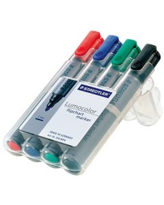 STAEDTLER Flipchartmarker Lumocolor 356  Rundspitze 4 St