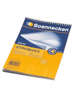 Soennecken Stenoblock 1131 DIN mit Mittellinie 40Blatt weiß