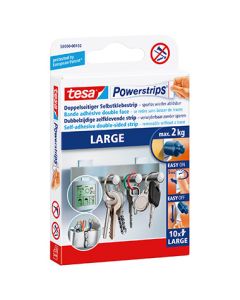 TESA Powerstrips large 58000-00102 weiß Pa=10St