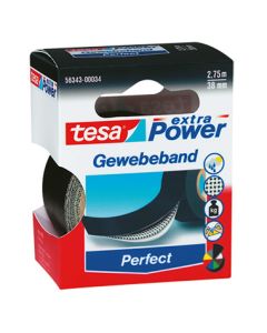 TESA Gewebeband 56343-00034-03 extra stark 38mmx2,75m schwarz