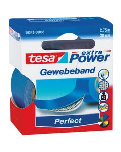 TESA Gewebeband 56343-00036-03 extra stark 38mmx2,75m blau