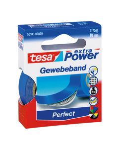 TESA Gewebeband 56341-00029-03 extra stark 19mmx2,75m blau