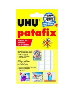 UHU Patafix weiß Pa=80St ablös Klebepads