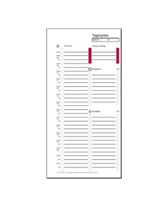 Time/system Compact Einlagen Tagesplan, Undatiert 16 Blatt