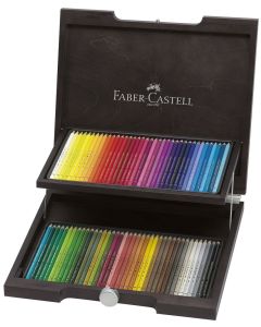 Faber-Castell Farbstift Polychromos Holzkoffer 72 Stk.