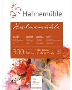 Hahnemühle Echt-Bütten Aquarellblock 300g/m² 30 x 40 cm rau