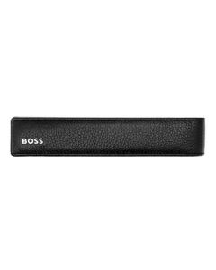 Hugo Boss Stifte-Etui Classic Grained schwarz Magnetverschluss