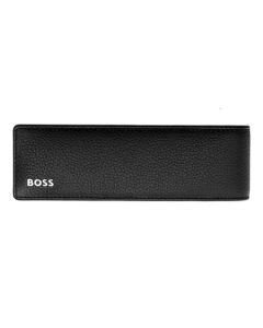 Hugo Boss Stifte-Etui 2er Classic Grained schwarz Magnetverschluss