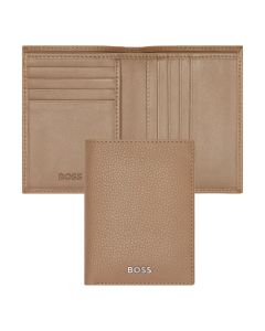 BOSS Kartenetui Classic Grained 8cc Camel