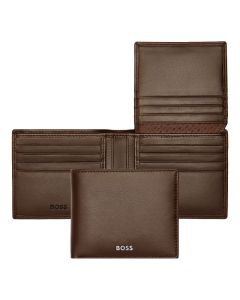 BOSS Brieftasche Classic Smooth 11cc Braun