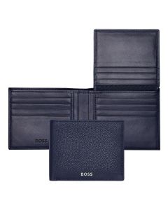 BOSS Brieftasche Classic Grained 11cc Navy