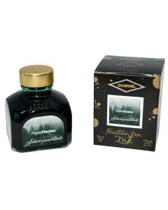 Diamine Tintenfass Schwarzwaldgrün by PapierFischer 80ml