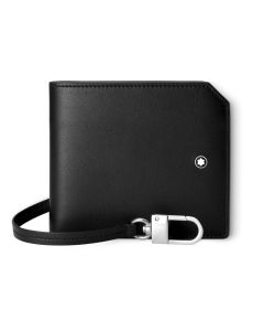 Montblanc Meisterstück Selection Soft Brieftasche 6cc mit Haken Schwarz