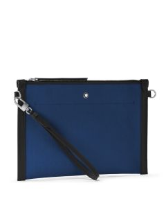 Montblanc Blue Spirit Clutch Blue