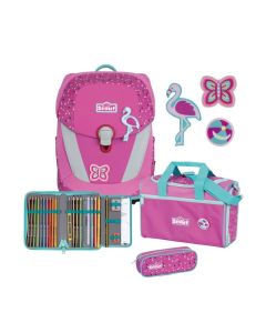 Scout Schulranzen Set Sunny II Flamingo 4-tlg. 